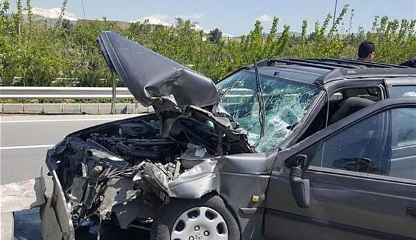 عکس پژو در تصادف