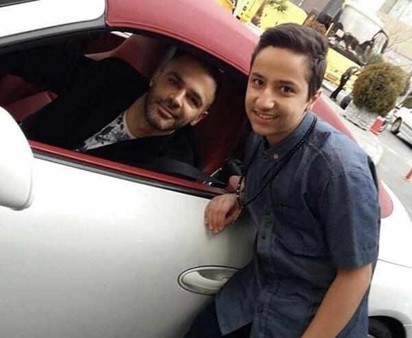 عکس توی پورشه