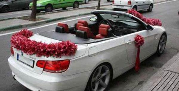 عکس ماشین عروس پورشه
