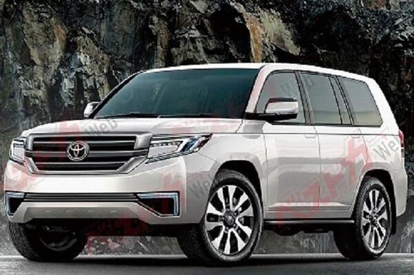 عکس تویوتا لندکروز جدید