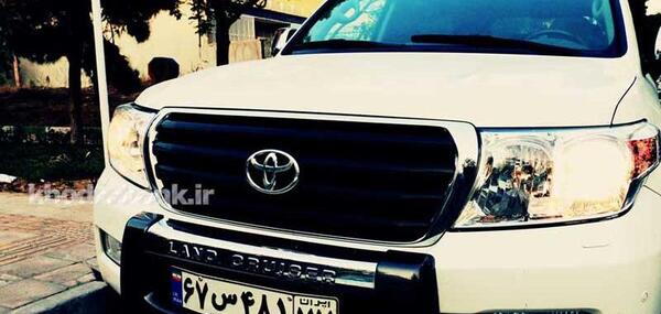 عکس نوشته تویوتا لندکروز