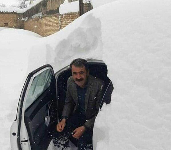 عکس برف گردنه چری