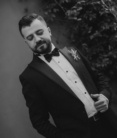 عکس داماد با ته ریش