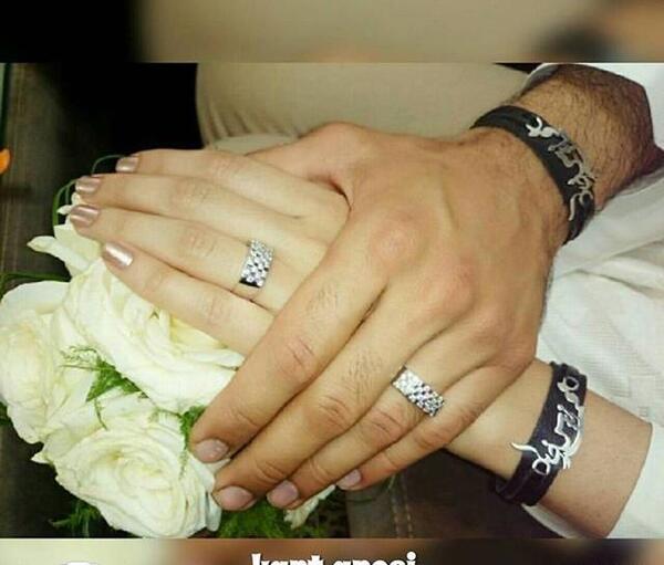 عکس دست داماد و عروس