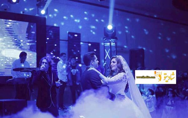 عکس عروس داماد در تالار