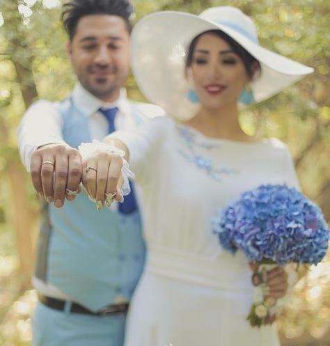 عکس ژست داماد عروس