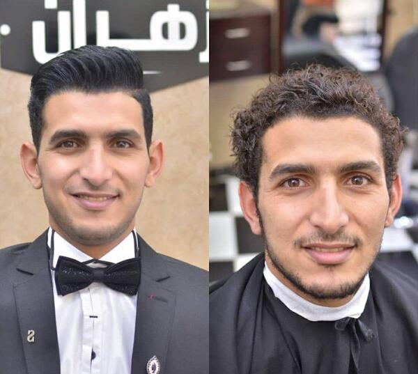 عکس داماد قبل و بعد از گریم