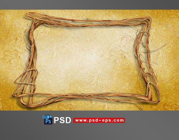 پی اس دی قاب عکس چوبی