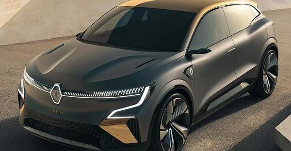 عکس رنو مگان خاکستری