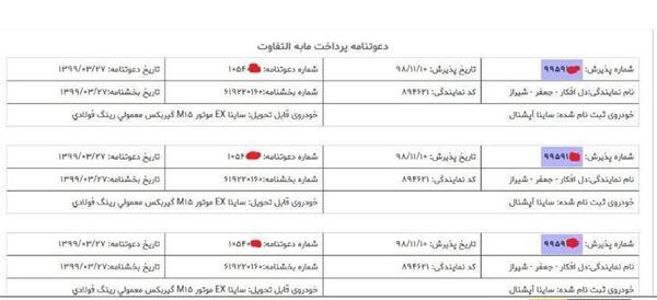 عکس دعوتنامه سایپا