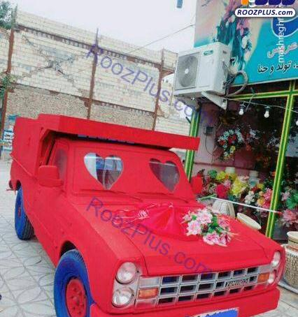 عکس ماشین عروس سایپا