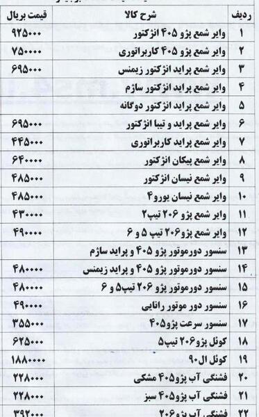 عکس قطعات سایپا