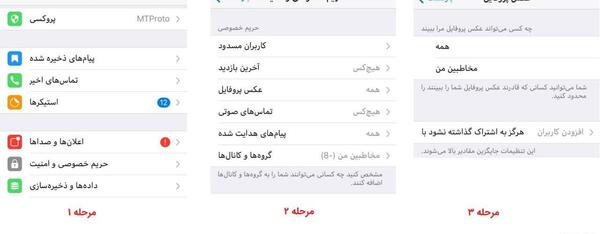 کیا عکس تلگراممو دیدن
