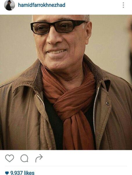 عکس فوت کیارستمی