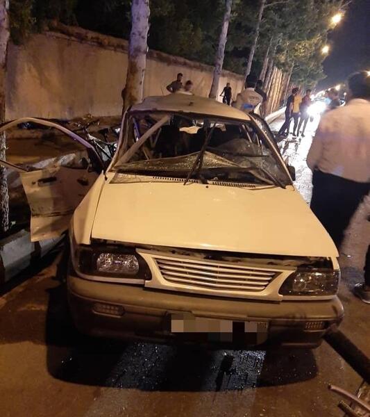 عکس لکسوس تصادف