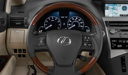 عکس داخل لکسوس rx350