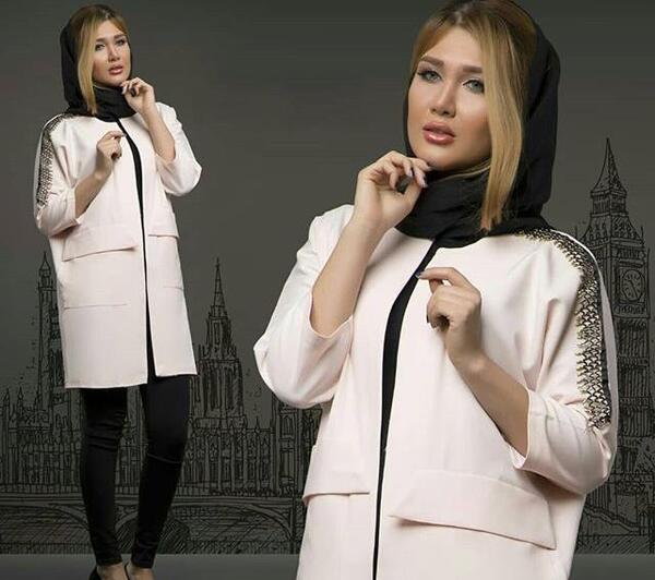 عکس پارچه مازراتی مانتویی