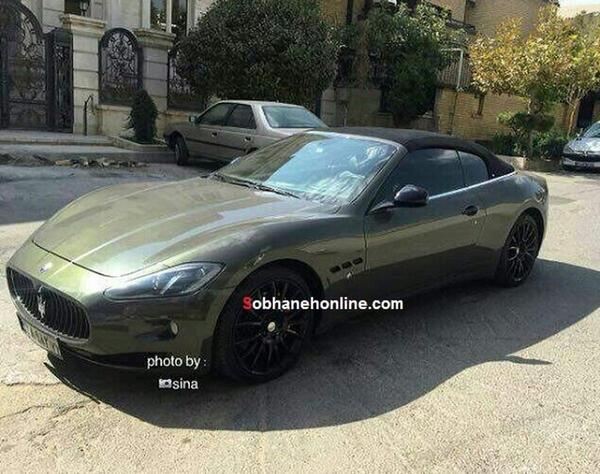 عکس ماشین مازراتی خاکستری
