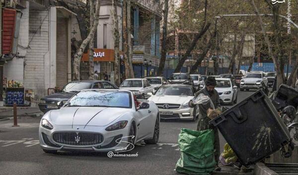 عکس مازاراتی در خیابان های تهران