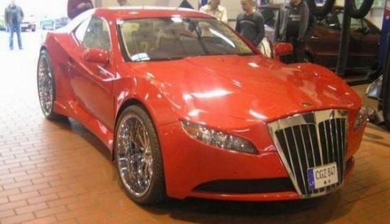 عکس مازاراتی داغون