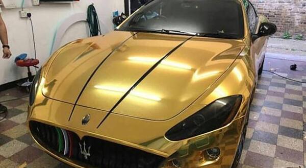 عکس مازاراتی روکش طلا