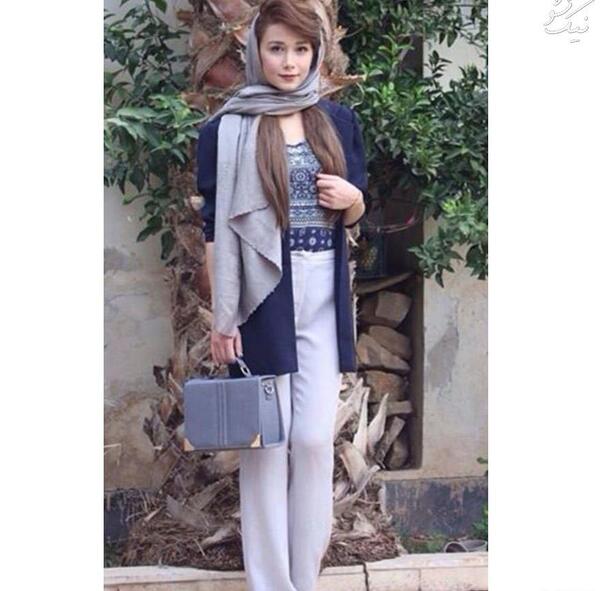 عکس شلوار مازراتی با مانتو