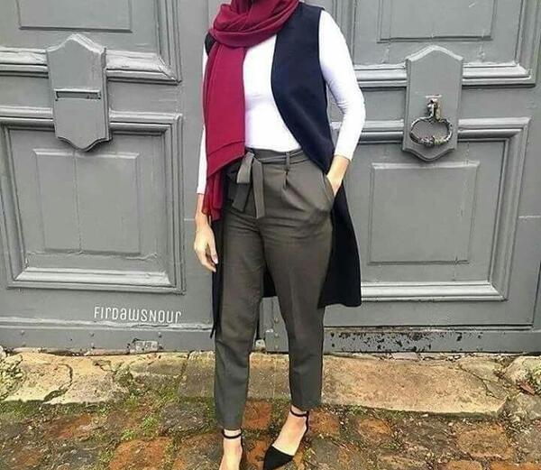 عکس شلوار مازراتی با مانتو