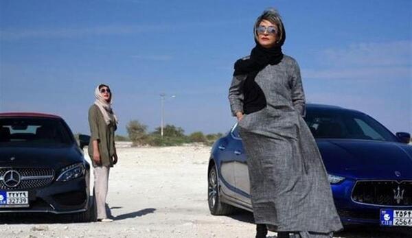 عکس ماشین مازراتی در فیلم آینه بغل