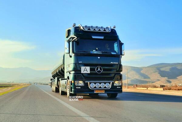 عکس تریلی مرسدس بنز