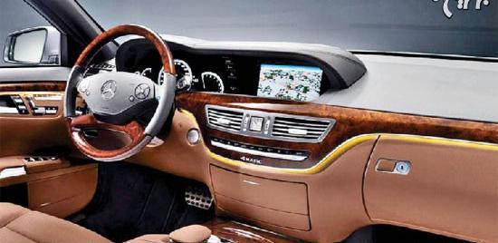 عکس داخل مرسدس بنز s500
