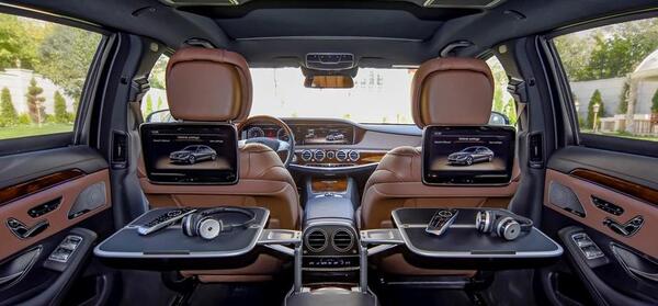 عکس داخل مرسدس بنز s500