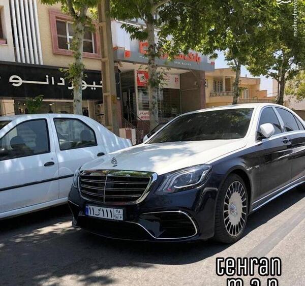 عکس داخل مرسدس بنز میباخ