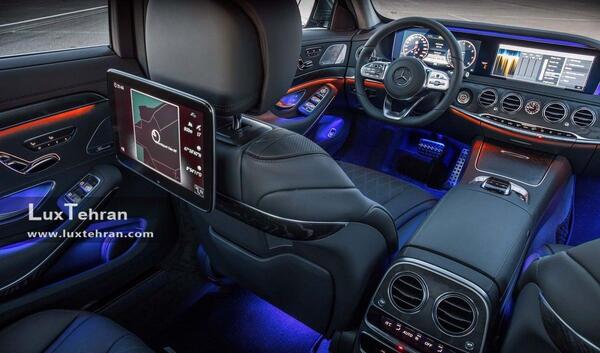 عکس داخل ماشین مرسدس بنز s500