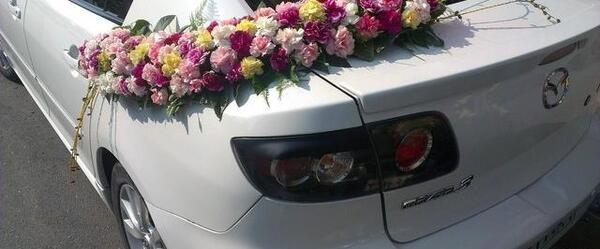 عکس ماشین عروس مزدا 3