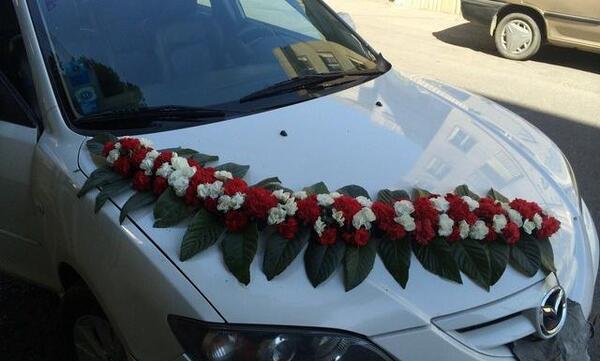 عکس ماشین عروس مزدا 3