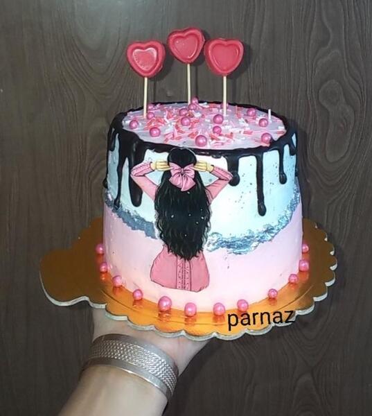 عکس مینی کیک دخترانه