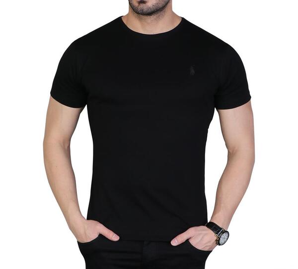 عکس تیشرت مشکی ساده