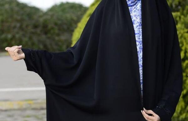 عکس چادر مشکی ساده