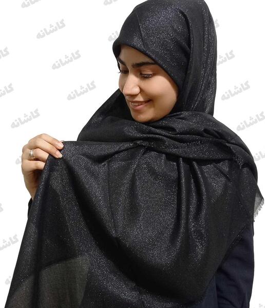 عکس شال مشکی ساده