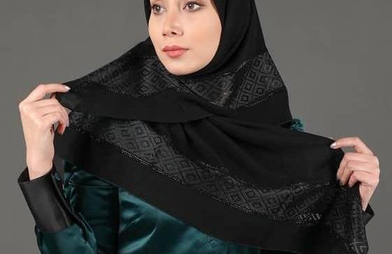 عکس شال مشکی ساده
