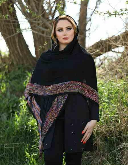 عکس شال مشکی ساده