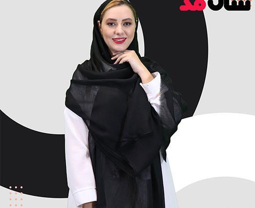 عکس شال مشکی ساده
