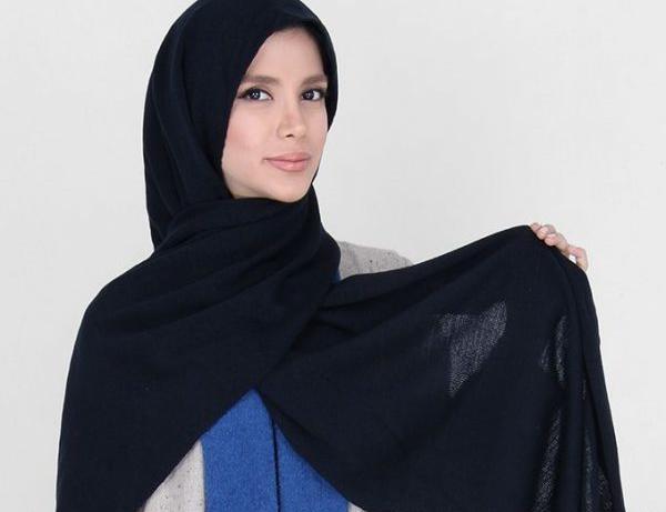 عکس شال مشکی ساده