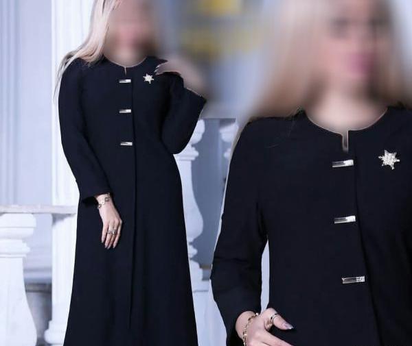 عکس مدل مانتو مشکی ساده