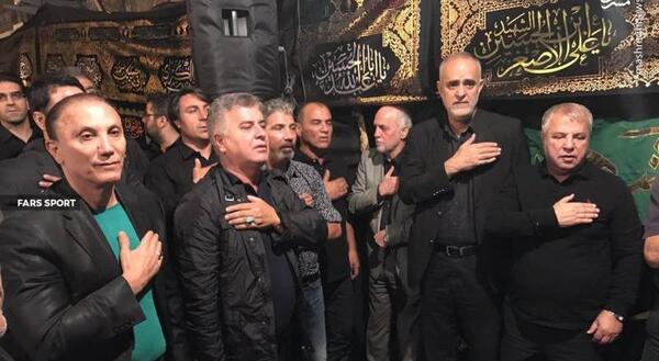 عکس هایی از مراسم عزاداری محرم در منزل علی پروین