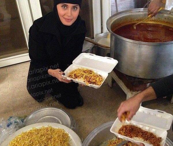 عکس بازیگران در عزاداری محرم