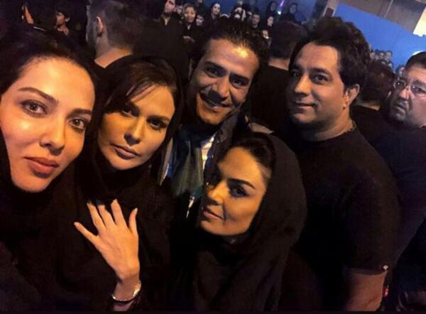 عکس بازیگران در عزاداری محرم
