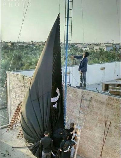 عکس پرچم عزاداری محرم
