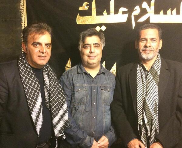 عکس بازیگران در عزاداری ماه محرم