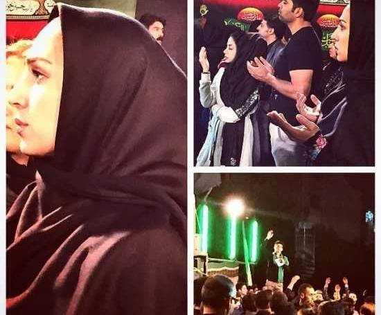 عکس بازیگران در عزاداری ماه محرم